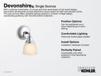 KOHLER K-10570-BNL Devonshire One-Light Sconce - Brushed Nickel