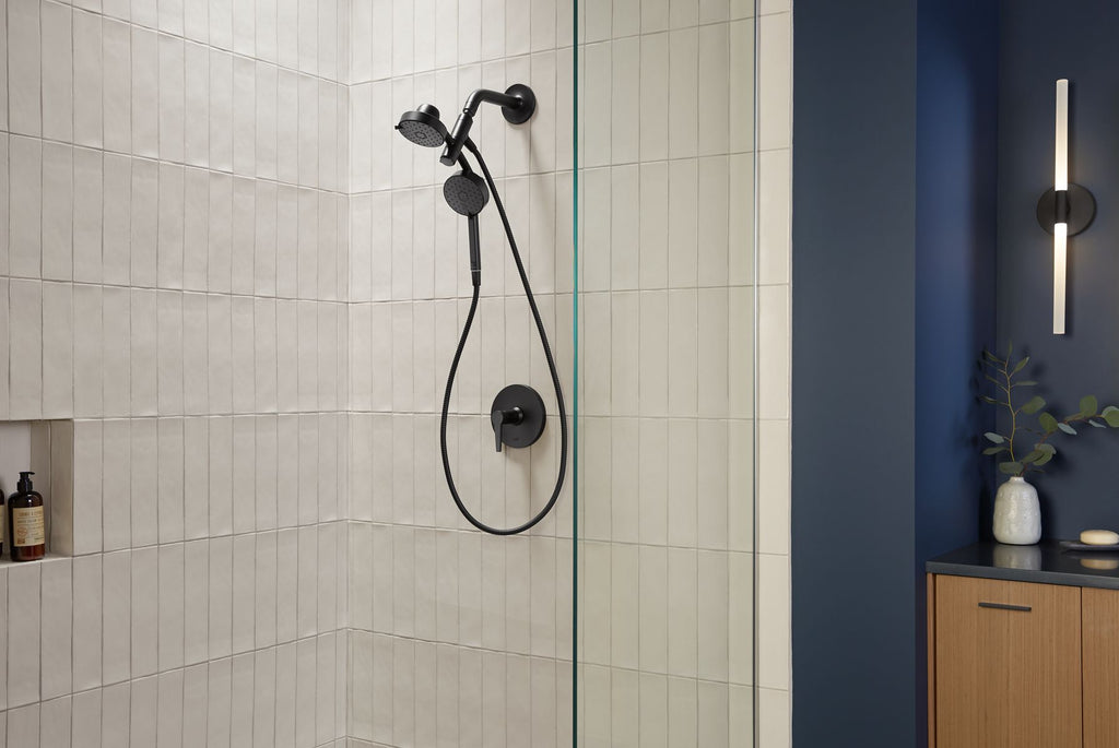 KOHLER K-23218-BL Awaken 2-In-1 Multifunction 2.5 Gpm Shower Combo Kit - Matte Black