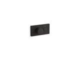 KOHLER K-26345-9-BL Anthem One-outlet recessed mechanical thermostatic valve control - Matte Black