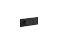 KOHLER K-26346-9-BL Anthem Two-Outlet Recessed Mechanical Thermostatic Valve Control - Matte Black