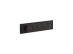 KOHLER K-26348-9-BL Anthem Four-Outlet Recessed Mechanical Thermostatic Valve Control - Matte Black