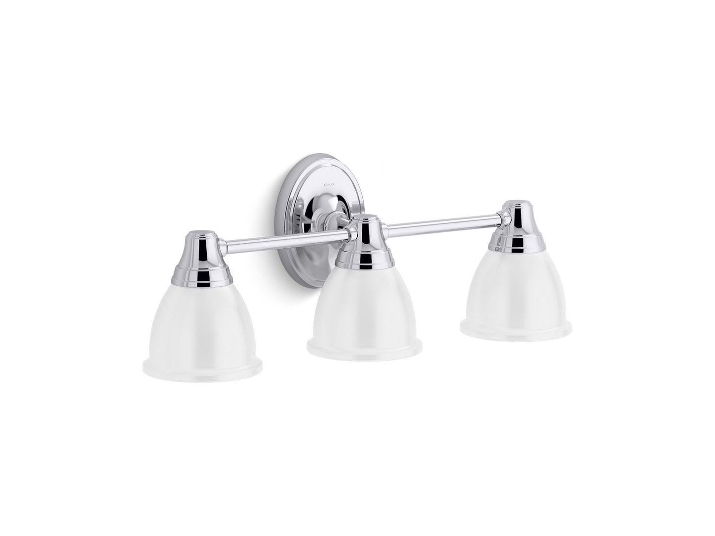 KOHLER K-11367-CPL Forte Three-Light Sconce In Polished Chrome