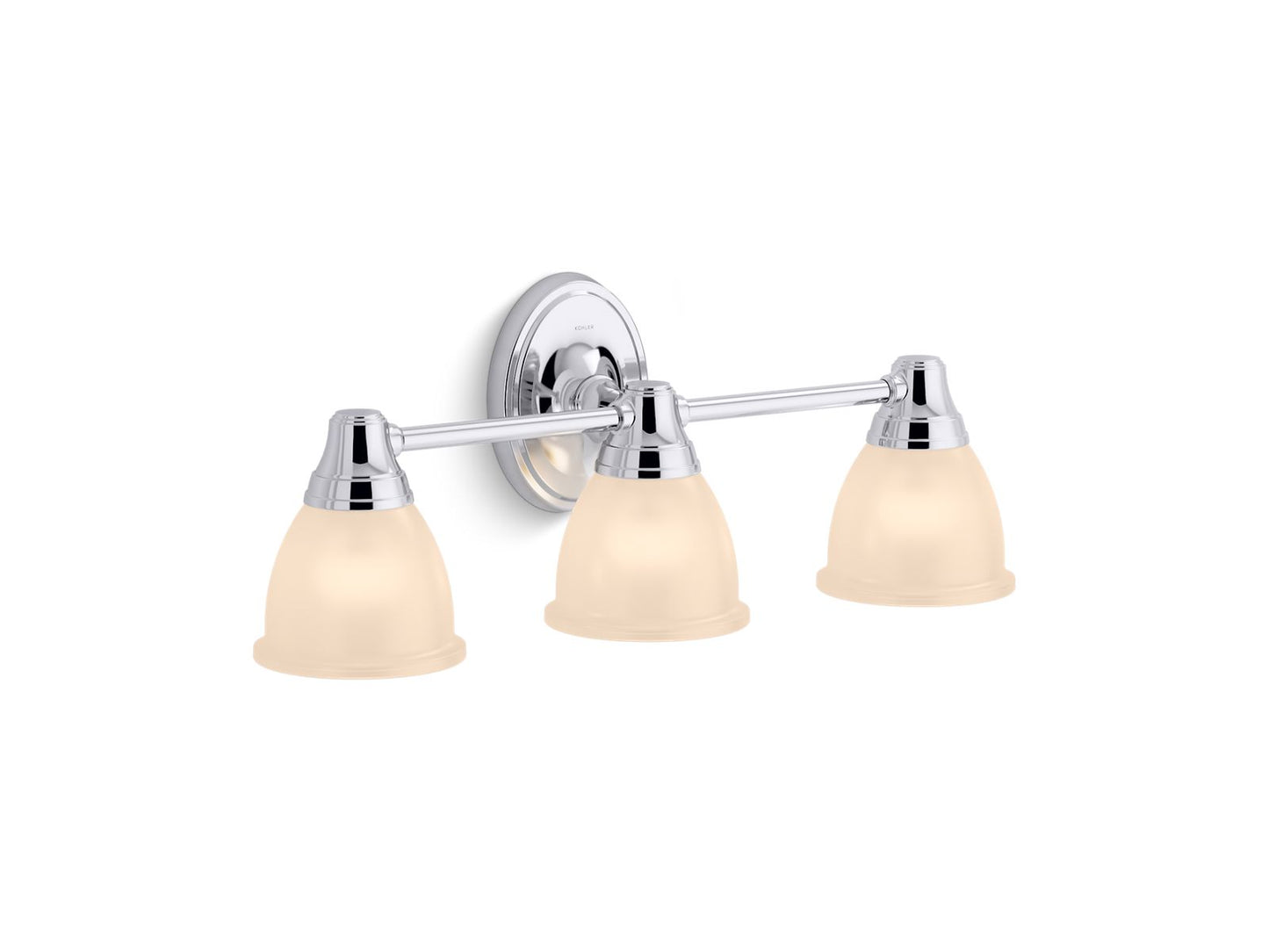 KOHLER K-11367-CPL Forte Three-Light Sconce In Polished Chrome