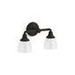 KOHLER K-10571-BLL Devonshire Two-Light Sconce In Matte Black