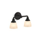 KOHLER K-10571-BLL Devonshire Two-Light Sconce In Matte Black