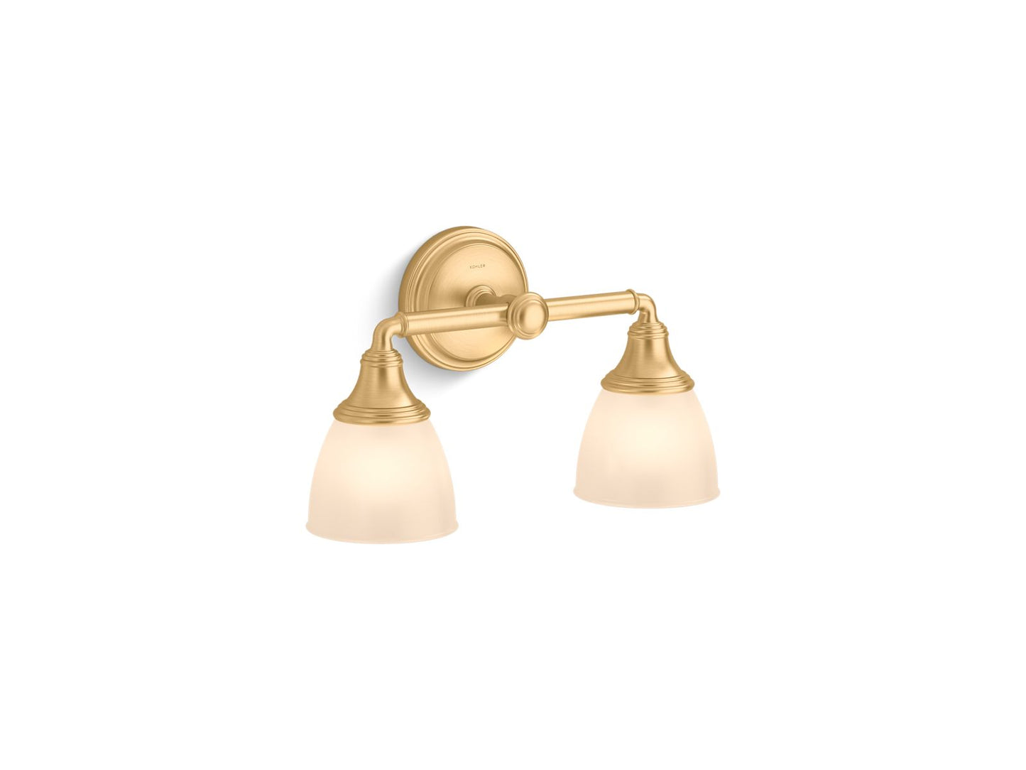 KOHLER K-10571-2GL Devonshire Two-Light Sconce In Brushed Moderne Brass