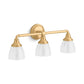 KOHLER K-10572-2GL Devonshire Three-Light Sconce In Brushed Moderne Brass