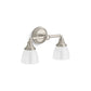 KOHLER K-10571-BNL Devonshire Two-Light Sconce In Brushed Nickel