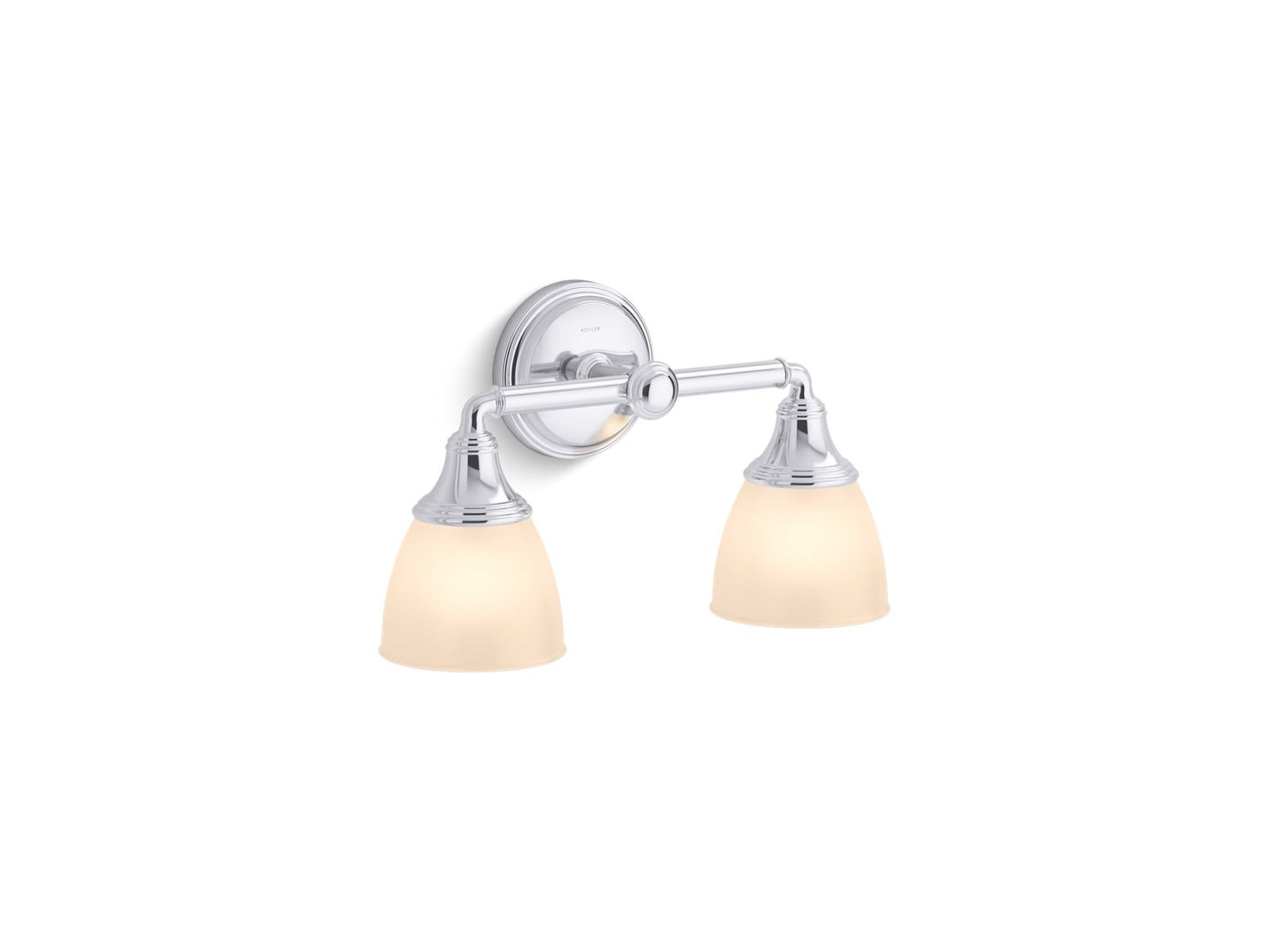 KOHLER K-10571-CPL Devonshire Two-Light Sconce In Polished Chrome