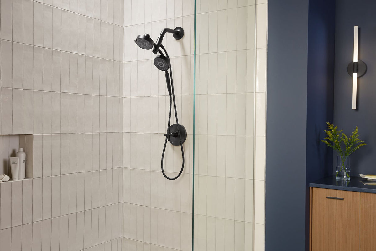 KOHLER K-23219-BN Purist 2-In-1 Multifunction 2.5 Gpm Shower Combo Kit - Vibrant Brushed Nickel