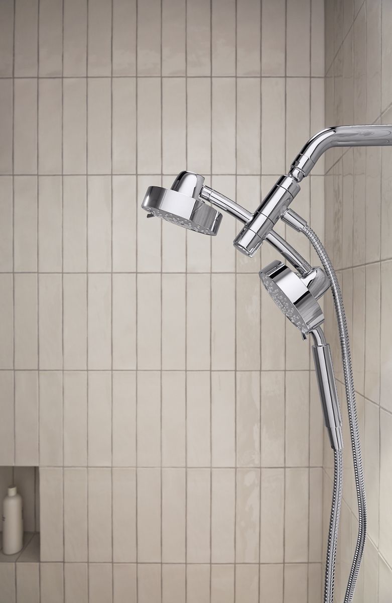 KOHLER K-23219-BN Purist 2-In-1 Multifunction 2.5 Gpm Shower Combo Kit - Vibrant Brushed Nickel