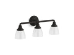 KOHLER K-10572-BLL Devonshire Three-Light Sconce - Matte Black