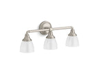 KOHLER K-10572-BNL Devonshire Three-Light Sconce - Brushed Nickel