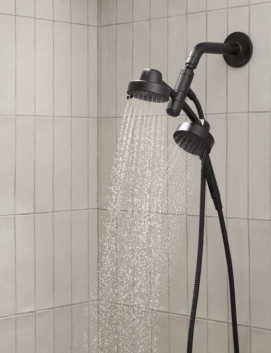 KOHLER K-23218-BL Awaken 2-In-1 Multifunction 2.5 Gpm Shower Combo Kit - Matte Black