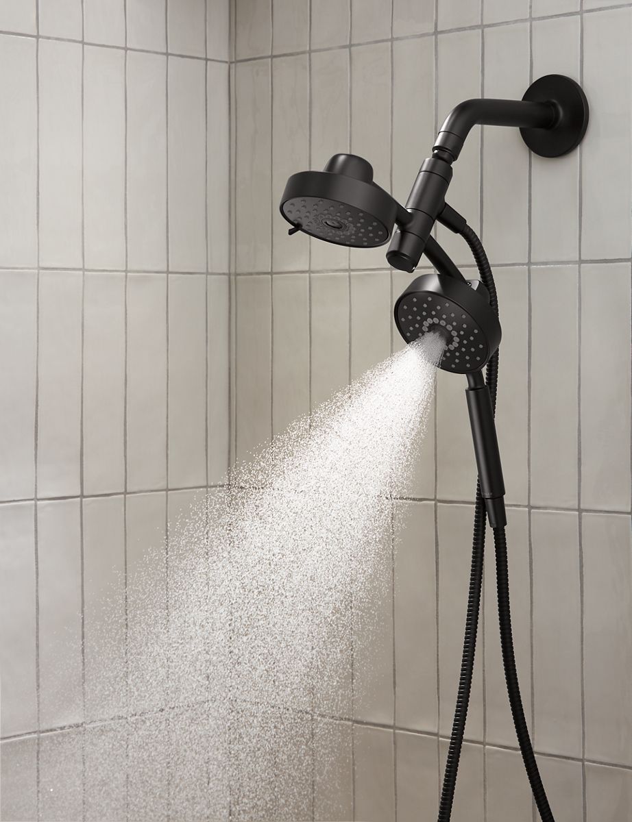 KOHLER K-23219-BN Purist 2-In-1 Multifunction 2.5 Gpm Shower Combo Kit - Vibrant Brushed Nickel