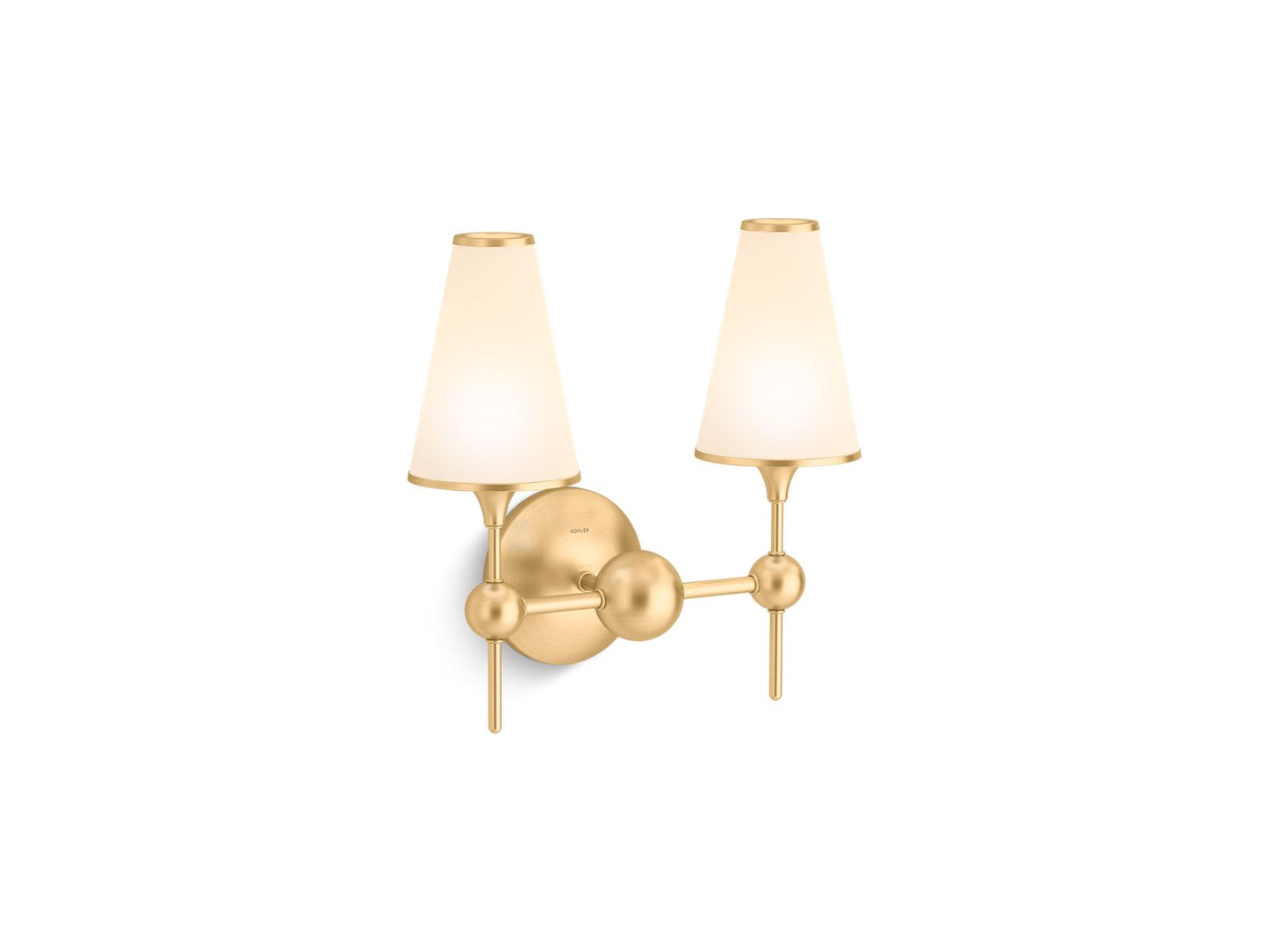 KOHLER K-27860-SC02-2GL Parohn Two-Light Sconce In Brushed Moderne Brass