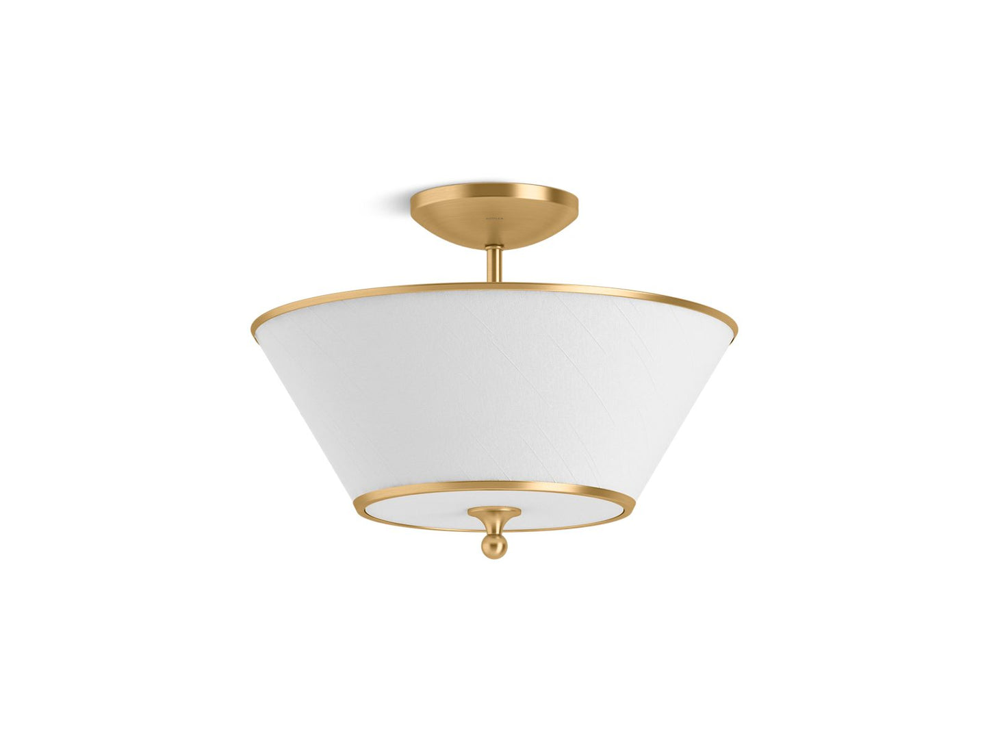 KOHLER K-27859-FM02-2GL Parohn 16" Flush-Mount In Brushed Moderne Brass