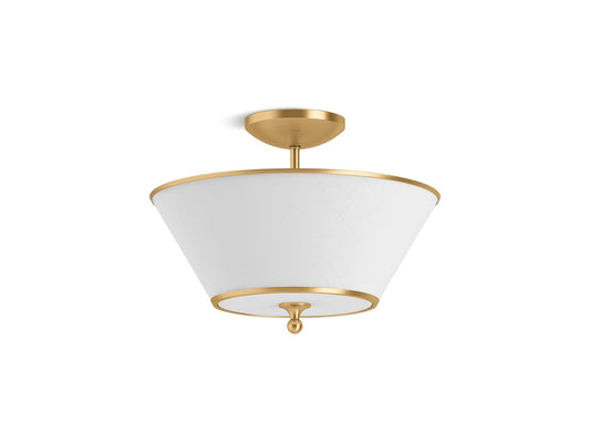 KOHLER K-27859-FM02-2GL Parohn 16" Flush-Mount In Brushed Moderne Brass