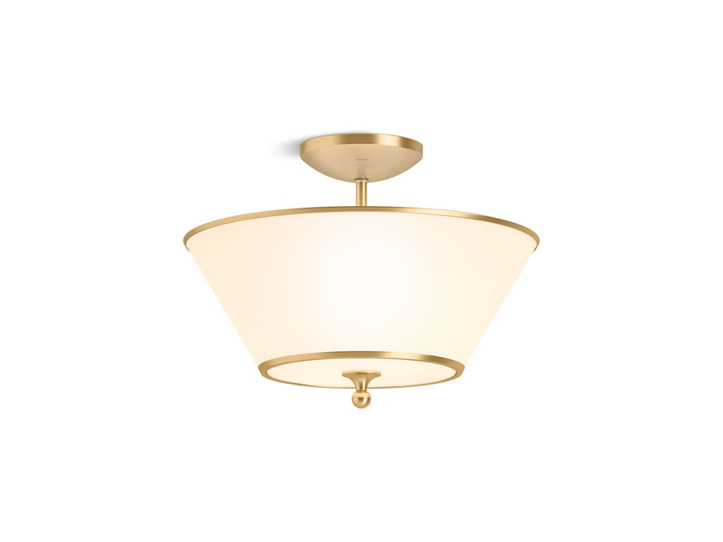 KOHLER K-27859-FM02-2GL Parohn 16" Flush-Mount In Brushed Moderne Brass