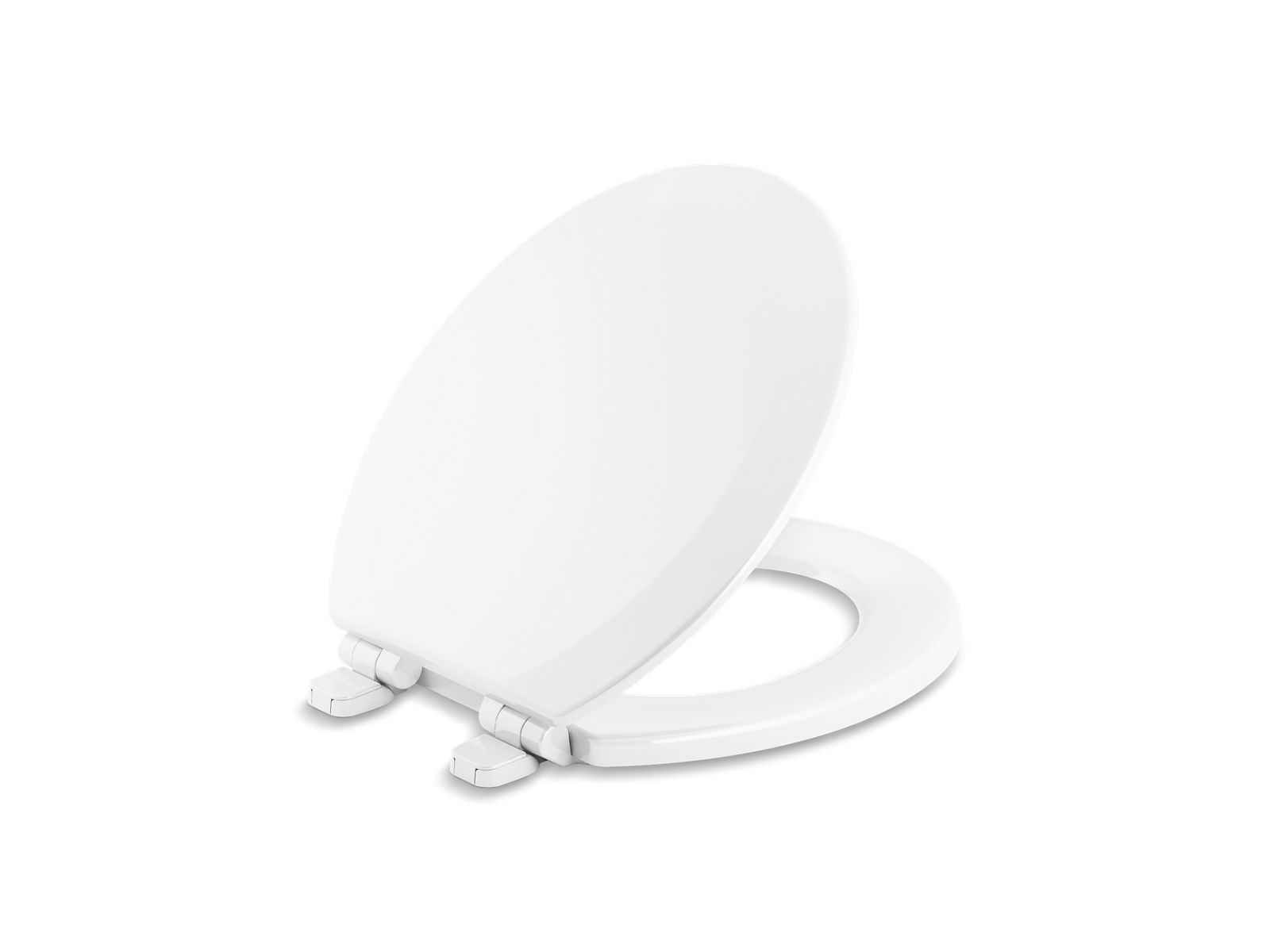KOHLER K-25884-0 Triko Quiet-Close Round-Front Toilet Seat - White