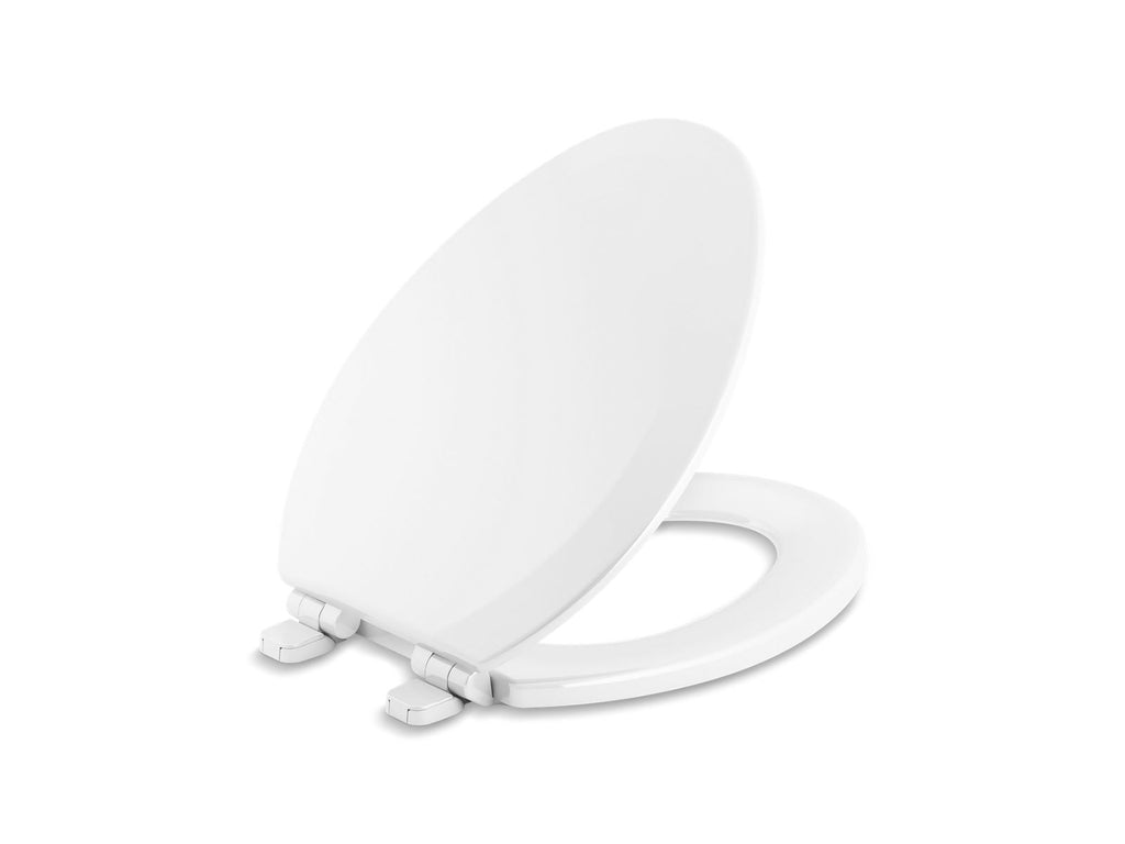 KOHLER K-25883-0 Triko Quiet-Close Elongated Toilet Seat - White