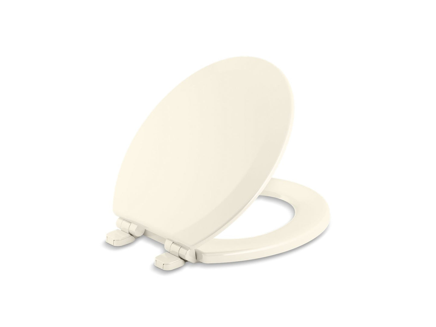 KOHLER K-25884-96 Triko Quiet-Close Round-Front Toilet Seat In Biscuit