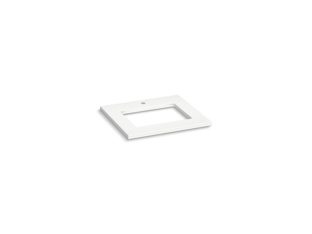 KOHLER K-28246-EST Silestone 25" Quartz Vanity Top With Rectangular Cutout - Eternal Statuario