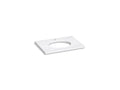 KOHLER K-28249-EST Silestone 31" Quartz Vanity Top With Oval Cutout - Eternal Statuario
