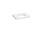 KOHLER K-28249-EST Silestone 31" Quartz Vanity Top With Oval Cutout - Eternal Statuario