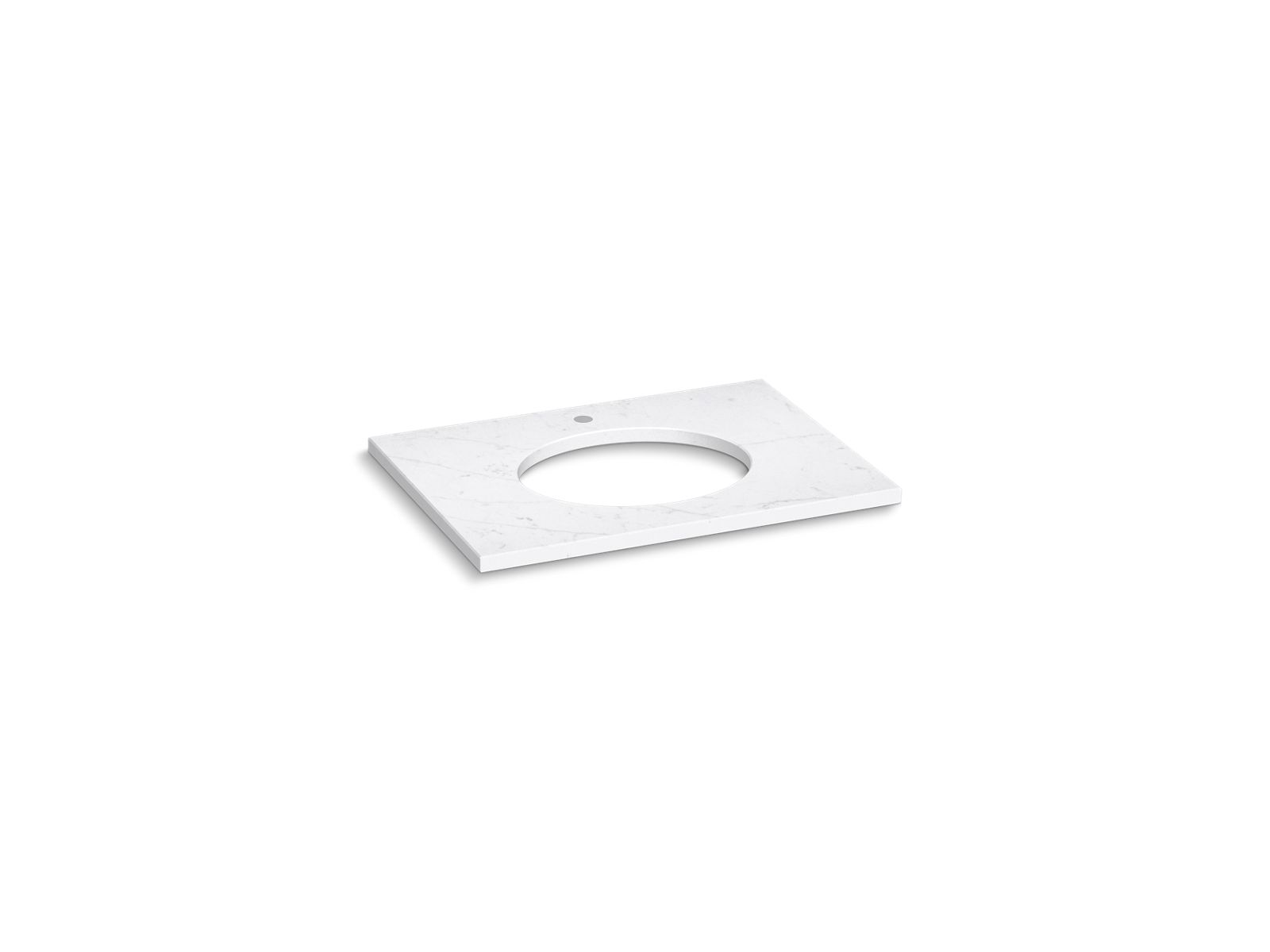 KOHLER K-28249-EST Silestone 31" Quartz Vanity Top With Oval Cutout - Eternal Statuario