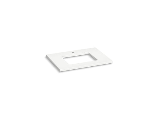 KOHLER K-28248-MMW Silestone 31" Quartz Vanity Top With Rectangular Cutout In Miami White