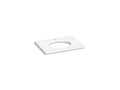 KOHLER K-28249-MMW Silestone 31" Quartz Vanity Top With Oval Cutout - Miami White