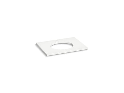 KOHLER K-28249-MMW Silestone 31" quartz vanity top with oval cutout - Miami White
