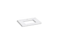 KOHLER K-28248-EST Silestone 31" Quartz Vanity Top With Rectangular Cutout - Eternal Statuario