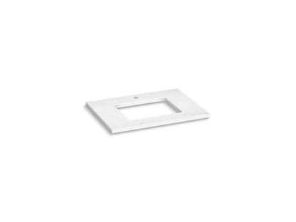 KOHLER K-28248-EST Silestone 31" quartz vanity top with rectangular cutout - Eternal Statuario