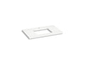 KOHLER K-28250-MMW Silestone 37" Quartz Vanity Top With Rectangular Cutout - Miami White