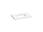 KOHLER K-28250-MMW Silestone 37" Quartz Vanity Top With Rectangular Cutout - Miami White