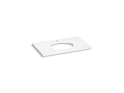 KOHLER K-28251-EMQ Silestone 37" quartz vanity top with oval cutout - Eternal Marquina