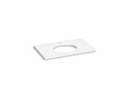 KOHLER K-28251-MMW Silestone 37" Quartz Vanity Top With Oval Cutout - Miami White