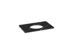 KOHLER K-28251-EMQ Silestone 37" Quartz Vanity Top With Oval Cutout - Eternal Marquina