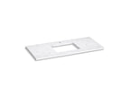 KOHLER K-28253-EST Silestone 49" Quartz Vanity Top With Rectangular Cutout - Eternal Statuario