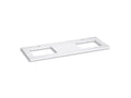 KOHLER K-28255-EST Silestone 61" Quartz Vanity Top With Two Rectangular Cutouts - Eternal Statuario