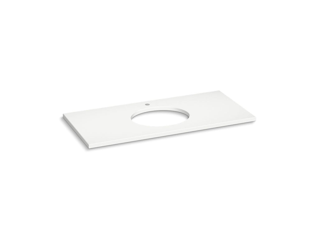 KOHLER K-28254-EST Silestone 49" Quartz Vanity Top With Oval Cutout - Eternal Statuario
