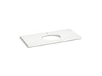 KOHLER K-28254-EST Silestone 49" Quartz Vanity Top With Oval Cutout - Eternal Statuario