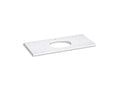 KOHLER K-28254-EST Silestone 49" Quartz Vanity Top With Oval Cutout - Eternal Statuario