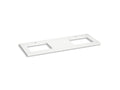 KOHLER K-28255-MMW Silestone 61" Quartz Vanity Top With Two Rectangular Cutouts - Miami White