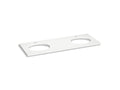 KOHLER K-28256-MMW Silestone Quartz 61" Vanity Top With Double Oval Cutouts - Miami White