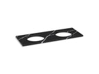 KOHLER K-28259-EMQ Silestone Quartz 61" Vanity Top With Double Oval Cutouts - Eternal Marquina