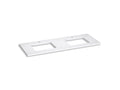 KOHLER K-28258-EST Silestone 61" Quartz Vanity Top With Two Rectangular Cutouts - Eternal Statuario