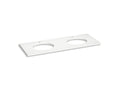 KOHLER K-28259-MMW Silestone Quartz 61" Vanity Top With Double Oval Cutouts - Miami White